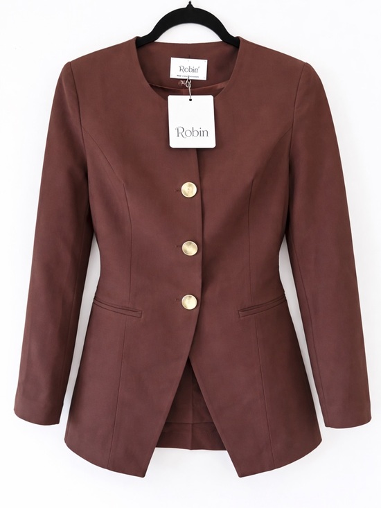 Zara Jackets & Blazers - Zara Women's Brown Tailored Blazer Jacket and matching trouser